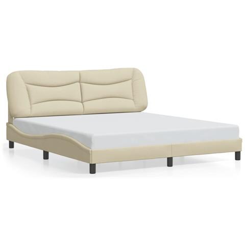 Giroletto senza Materasso Crema 180x200 cm in Tessuto - Foto 1