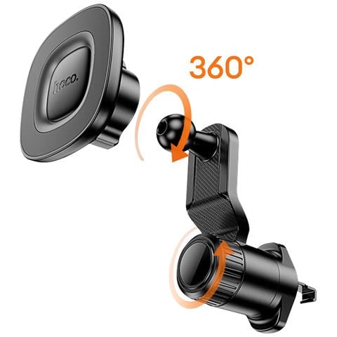 Supporto Telefono Magnetico Auto 360 Gradi Griglia Di Ventilazione, Nero - Foto 2