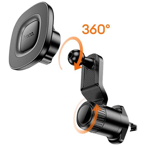 Supporto Telefono Magnetico Auto 360 Gradi Griglia Di Ventilazione, Nero - Foto 8
