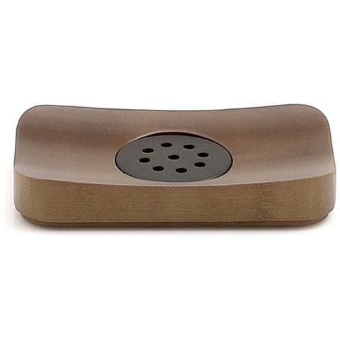 Portasapone D'appoggio In Bambù 3911 Serie Dafne Noce - Foto 1