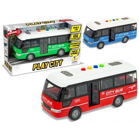 Bus A Frizione Luci E Suoni Vendita Unitaria Colore Casuale - Foto 1