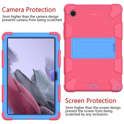 Custodia Per Samsung Galaxy Tab A7 10.4"" Antiurto Con Supporto Rosa - Foto 2