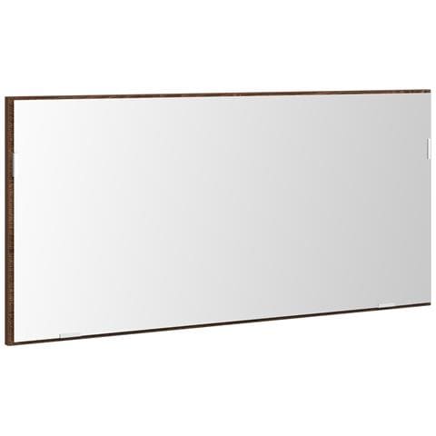 Cabinet del Bagno  con Specchio e Luce LED Rovere Marrone 80x37 cm - Foto 1