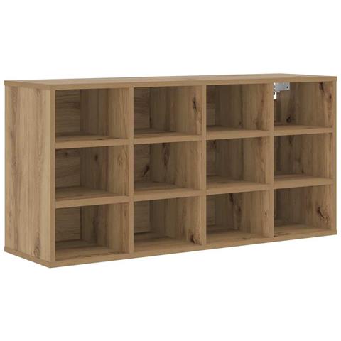 Mobile per scarpe rovere artigianale 103x30x51 cm - Foto 1