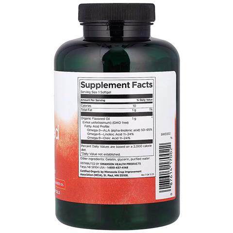 Olio Di Semi Di Lino 1000 Mg 200 Capsule - Foto 2