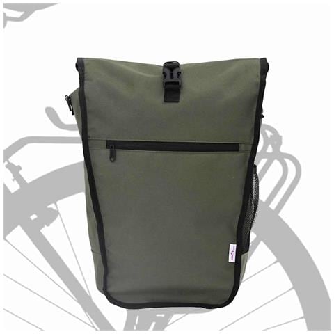 Borsa per biciclette Oliver verde 34 x 16 x 59 cm Poliestere - Foto 2