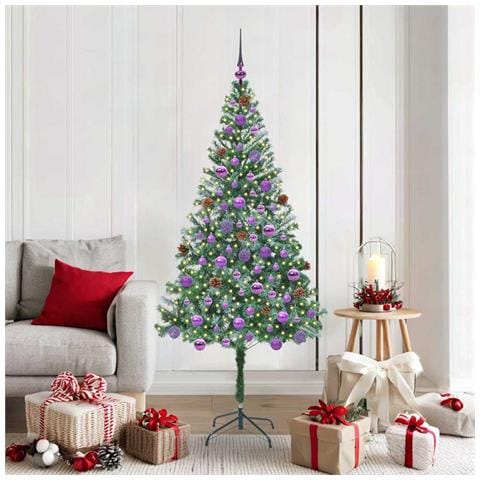 Albero di Natale artificiale Verde 180 cm PVC e Acciaio - Foto 2