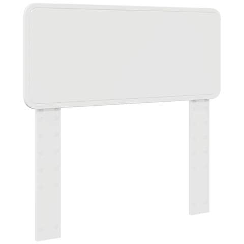 Testiera con testiera Bianco Lucido 90 cm Legno multistrato - Foto 1