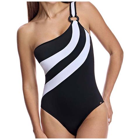 Costume Intero Asimmetrico Con Coppe W251611 Donna - Foto 2