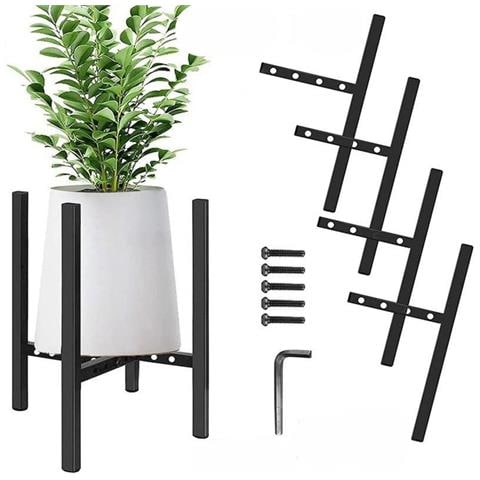 Supporto Regolabile Telescopico A 4 Fori Per Piante Decorative - Porta Vaso In Ferro - Foto 1