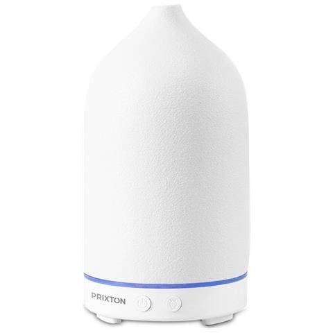Umidificatore Zen 100 ml, Diffusore di Aromi con Oli Essenziali, 5 Modalità di Nebulizzazione, Silenzioso 35 dB, Luce LED 7 Colori, Telecomando e USB C, Bianco - Foto 1