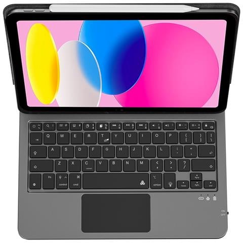 Custodia con Tastiera per Apple iPad - Pelle Sintetica, Pelle - Foto 2