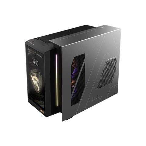 MEG Vision X AI 2NVR7-236AT Intel Core Ultra 7 265K 64 GB DDR5-SDRAM 2 TB SSD NVIDIA GeForce RTX 5070 Ti Windows 11 Home Desktop PC Nero - Foto 2