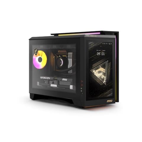 MEG Vision X AI 2NVR7-236AT Intel Core Ultra 7 265K 64 GB DDR5-SDRAM 2 TB SSD NVIDIA GeForce RTX 5070 Ti Windows 11 Home Desktop PC Nero - Foto 3
