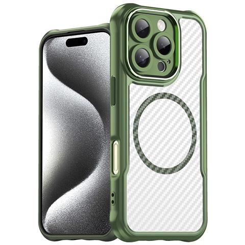 Custodia In Silicone Per Iphone 16 Pro - Verde - Foto 1