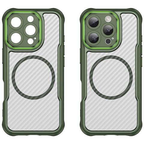 Custodia In Silicone Per Iphone 16 Pro - Verde - Foto 2