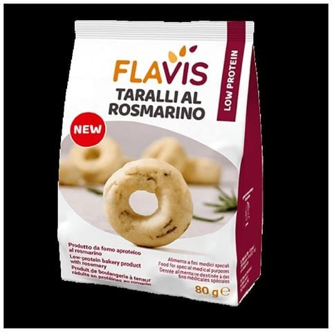 Flavis Taralli Rosmarino 80 g - Foto 1