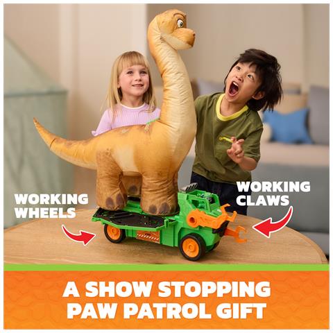 PAW Patrol : Missione Dinosauri, Megasauro Gonfiabile da 76,2 cm, Veicolo e Personaggio Rocky, Giocattoli per Bambine e Bambini in Età prescolare, 3+ Anni - Foto 2