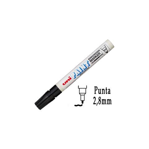 pz. 1 Marcatore Uni Paintmarker. nero media M PX20 N - Foto 2