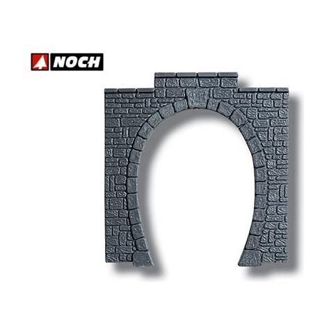 Portale galleria binario singolo 5,5x6,5 cm (2 pz) N - Foto 1