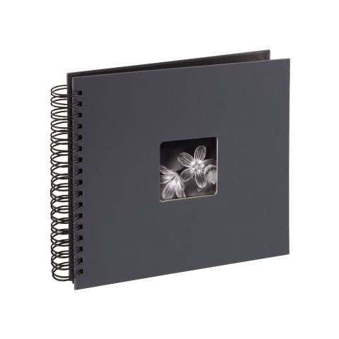 Fine Art spirale grigio 28x24 50 pagine nere 94879 - Foto 1