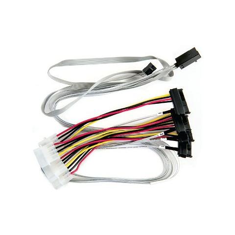Cavo per trasferimento dati - Mini-SAS HD / SAS - for Disco rigido - 80 cm - SFF-8643 Mini-SAS HD - SFF-8643 SAS - Foto 1