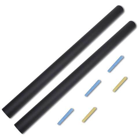 Lavagna Adesiva da Parete 0,6x2 m 2 Rotoli con Gessetti - Foto 1