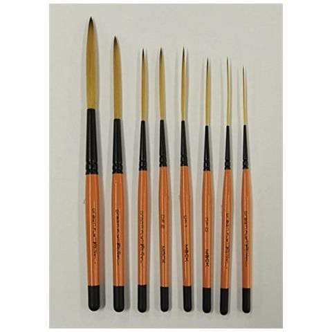 8 Pennelli Per Pinstriping Andrew Mack Serie Drag'N Fly - Foto 1