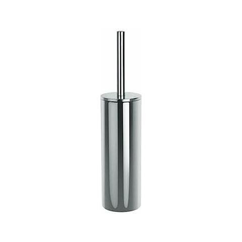 Portascopino Wc In Acciaio Lucidato Cm 9,5x40 - Nyo-steel 10.15415 - Foto 1
