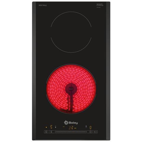 BALAY Piano Cottura 3EB730LQ a Induzione 2 Zone Cottura da 28.8 cm Colore Nero