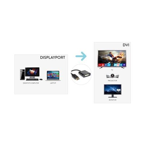 Cavo Displayport A Dvi F (24+5) 1080p - Foto 2