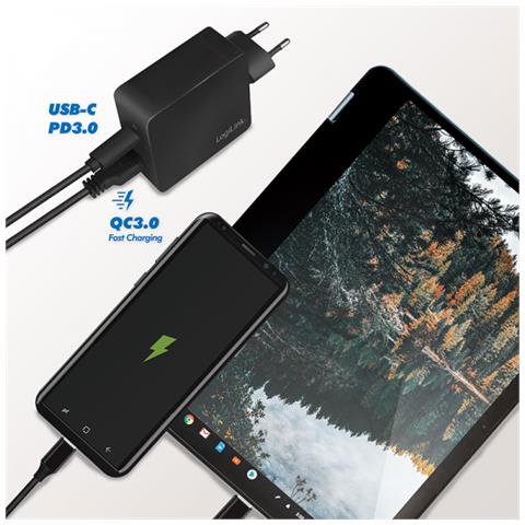 Steckdosendapter 1x USB 1x USB-C - PA0220 - Foto 2