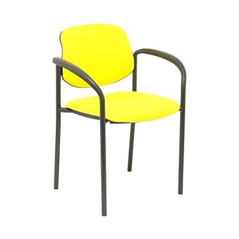 27 nbali100cb - sedia Confidente, Giallo - Foto 1