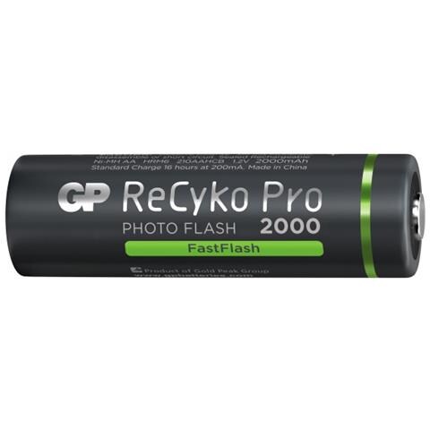 1x4 GP ReCyko Pro NiMH FOTO Bat. AA / Mignon 2000mAh Pro, NEW - Foto 4