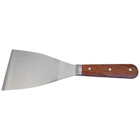 10047040sb - Spatola Per Imbianchini 80 Mm, In Legno Di Rosa, Continuo, Lama Quadrata N. 2, Inox, 10046080sb - Foto 1