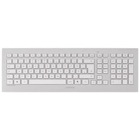 Tastiera USB + RF Wireless + Bluetooth JD-0310FR  (Layout Francese) Colore Bianco - Foto 1