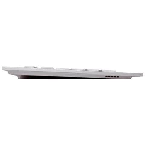 Tastiera USB + RF Wireless + Bluetooth JD-0310FR  (Layout Francese) Colore Bianco - Foto 2