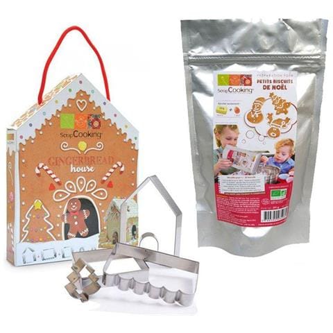 Set Di Casa Di Marzapane - Preparazione Di Frese E Biscotti - Foto 1