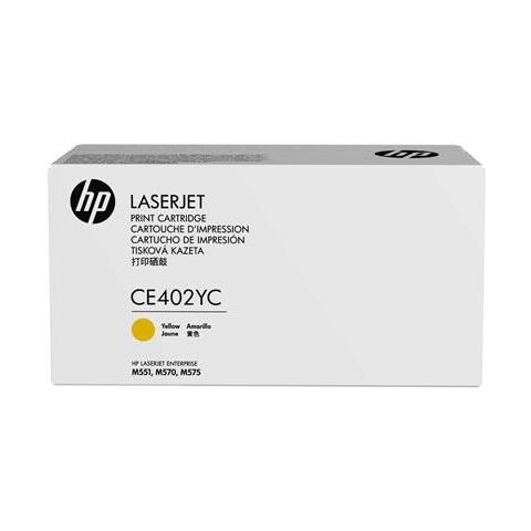 CE402YC Toner Originale Giallo per LaserJet Enterprise 500 color M551n / MFP M575dn Capacità 7800 Pagine - Foto 1