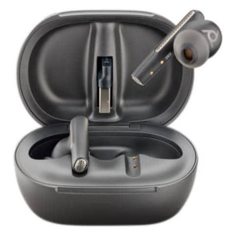 Cuffia con microfono Voyager Free 60 Auricolare Wireless In-ear Ufficio Bluetooth Nero - Foto 1