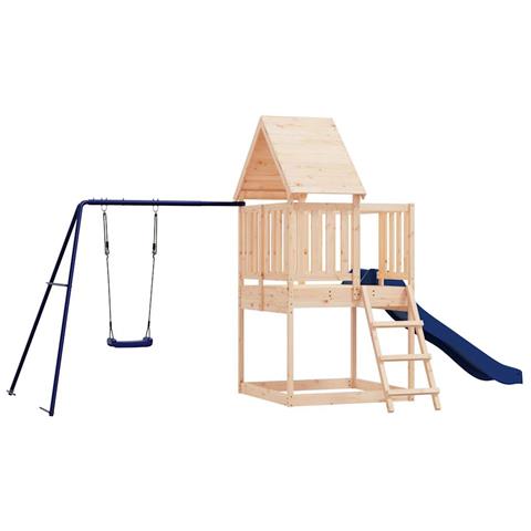 Set da Gioco da Esterno in Legno Massello di Pino - Foto 1