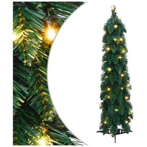 Albero Di Natale Artificiale Preilluminato Con 30 Led 60 Cm - Foto 1