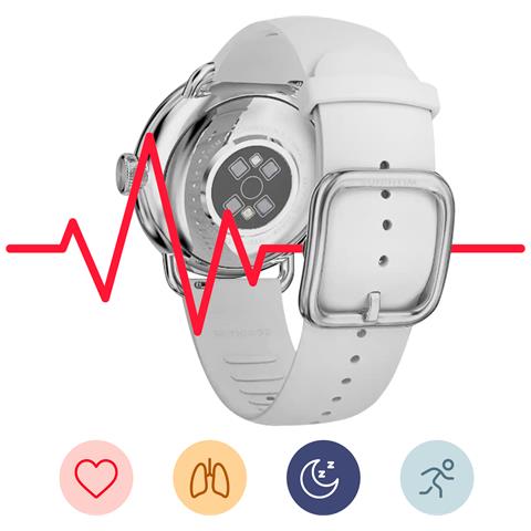 Smartwatch Scanwatch 2 38mm Elegante Con Sensori All'avanguardia, Bianco - Foto 5