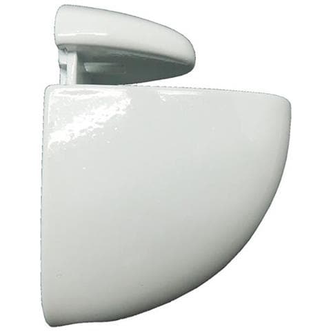 Staffe E Supporti Per Mensole Sp08 Bianco Zamak 42 X 53 Mm (2 Unità) - Foto 1