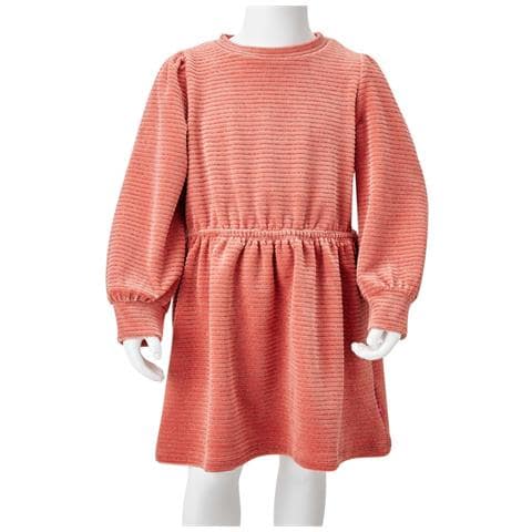 Abito Da Bambina A Maniche Lunghe Rosa Medio 92 - Foto 8