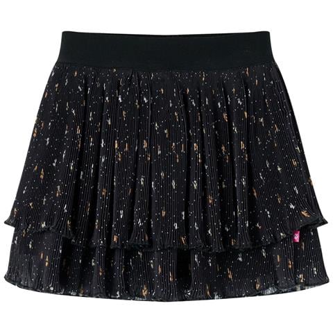 Gonna Da Bambina A Strati Con Design Arricciatura Nera 104 - Foto 1