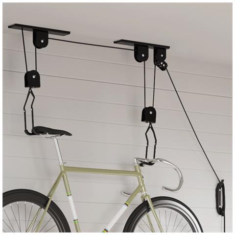 Sollevatori Per Bici Con Supporto A Soffitto 2 Pz 20 Kg - Foto 1