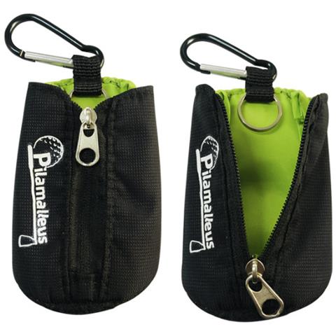 Porta Palline Da Golf Portatile Con Custodia Per Tee Black - Foto 2