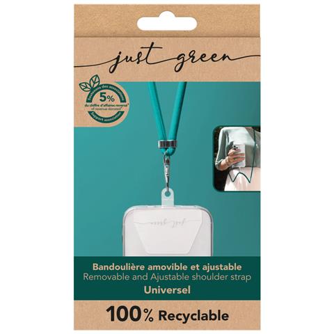 Tracolla Universale Rimovibile Per Telefono Con Sistema Di Montaggio A Conchiglia, Blu - Foto 4