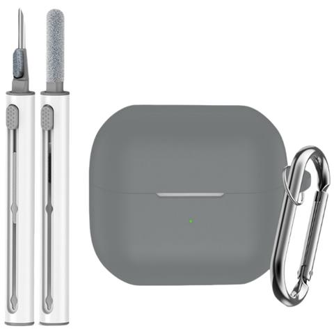 Custodia In Silicone Per Samsung Galaxy Buds3/buds3 Pro Grey - Foto 1